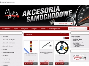 Pokrowce i inne akcesoria samochodowe.