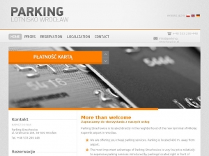 Parking przy wrocławskim lotnisku cywilnym